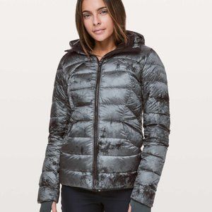 Lululemon Pack It Down Jacket - Diamond Dye Melanite Black, Size 8